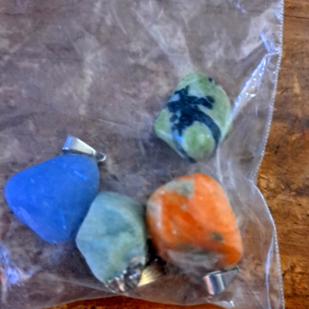 Vibrant Crystal Pendant Collection.  For stress and anxiety...